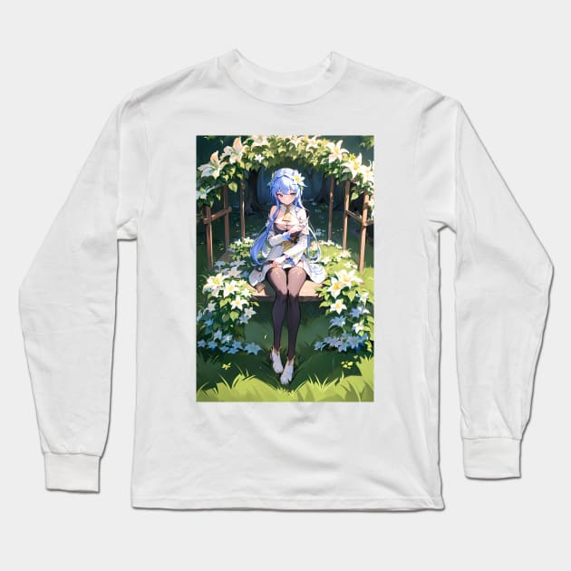 cute girl01 Long Sleeve T-Shirt by BAMUTH